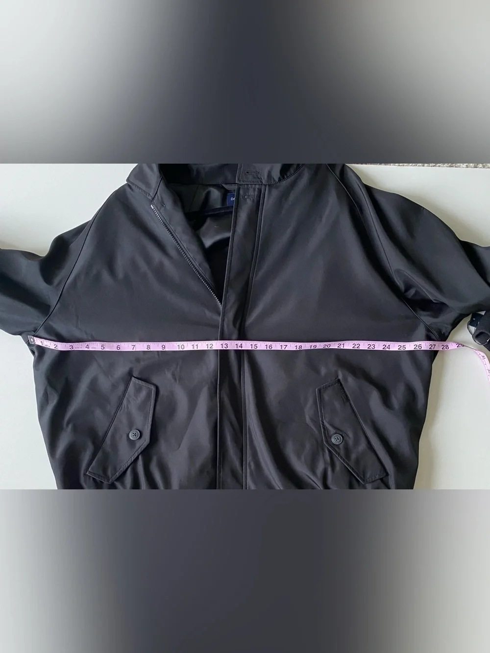 NWT Daniel Cremieux Collection Black Water Resistant Zip Jacket Coat Men’s XL